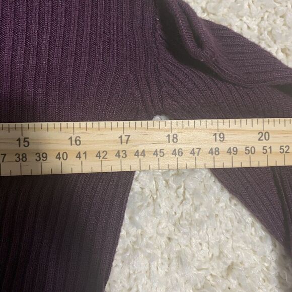 Feel The Piece Terre Jacobs Purple Gigi Top Cold Shoulder XS/S Long Sleeve Shirt - Picture 6 of 7